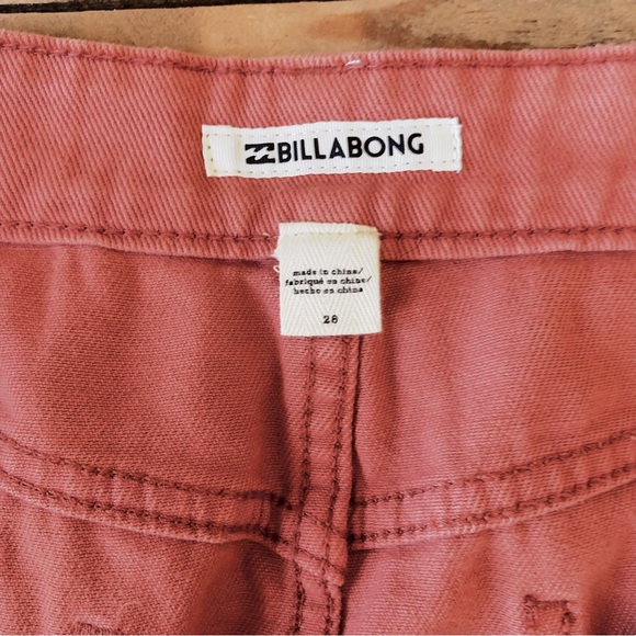 BILLABONG womens dusty rose denim jean skirt, size M, see measurements - Picture 7 of 10